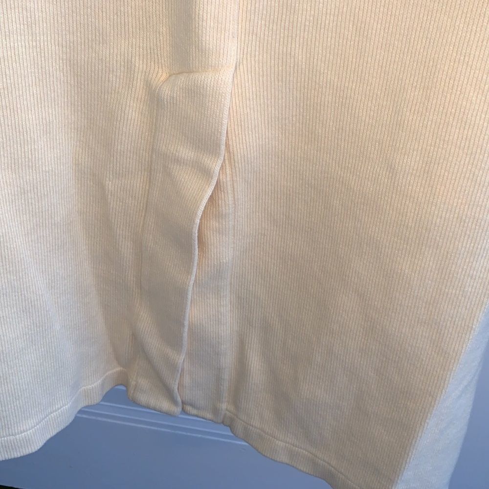 Vtg Only In‎ USA yellow maxi sweater skirt - Picture 7 of 12